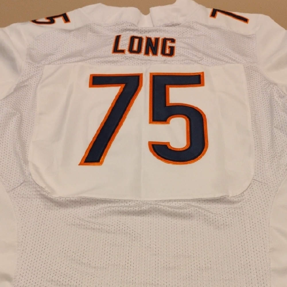 Nike White Football Chicago Bears Jersey # 75  Long League Specs